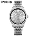Cadisen Mens Automatic Silver Watch