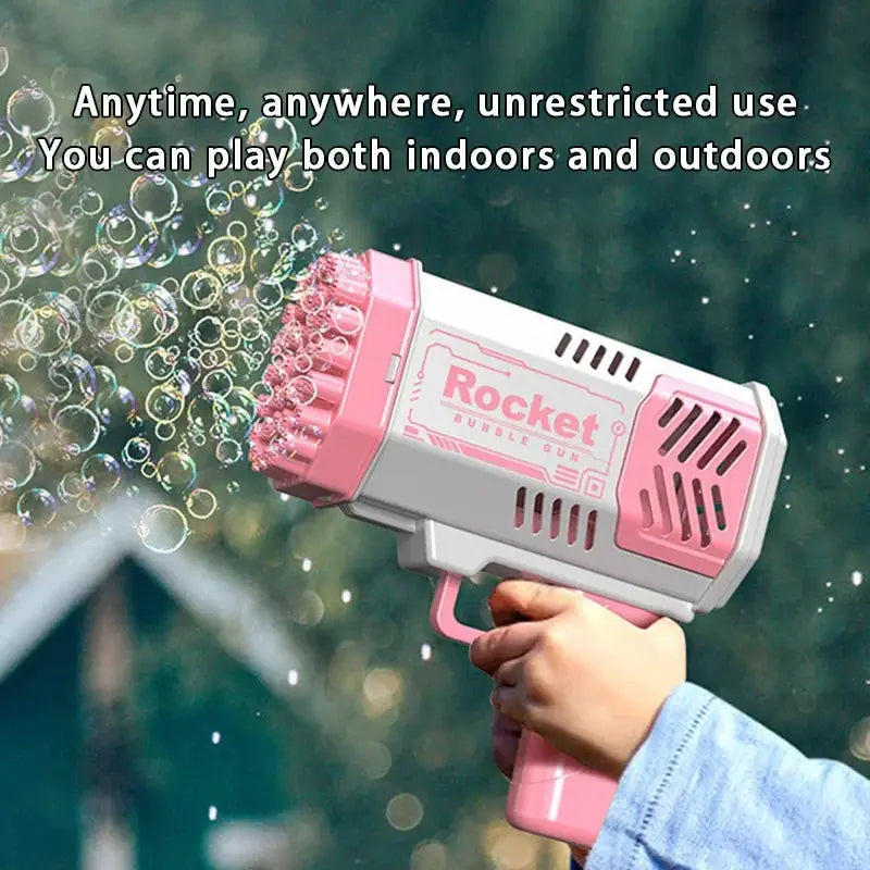 40 Hole Outdoor Bubble Gun For Kids Blowing Bubbles - OurLum.com