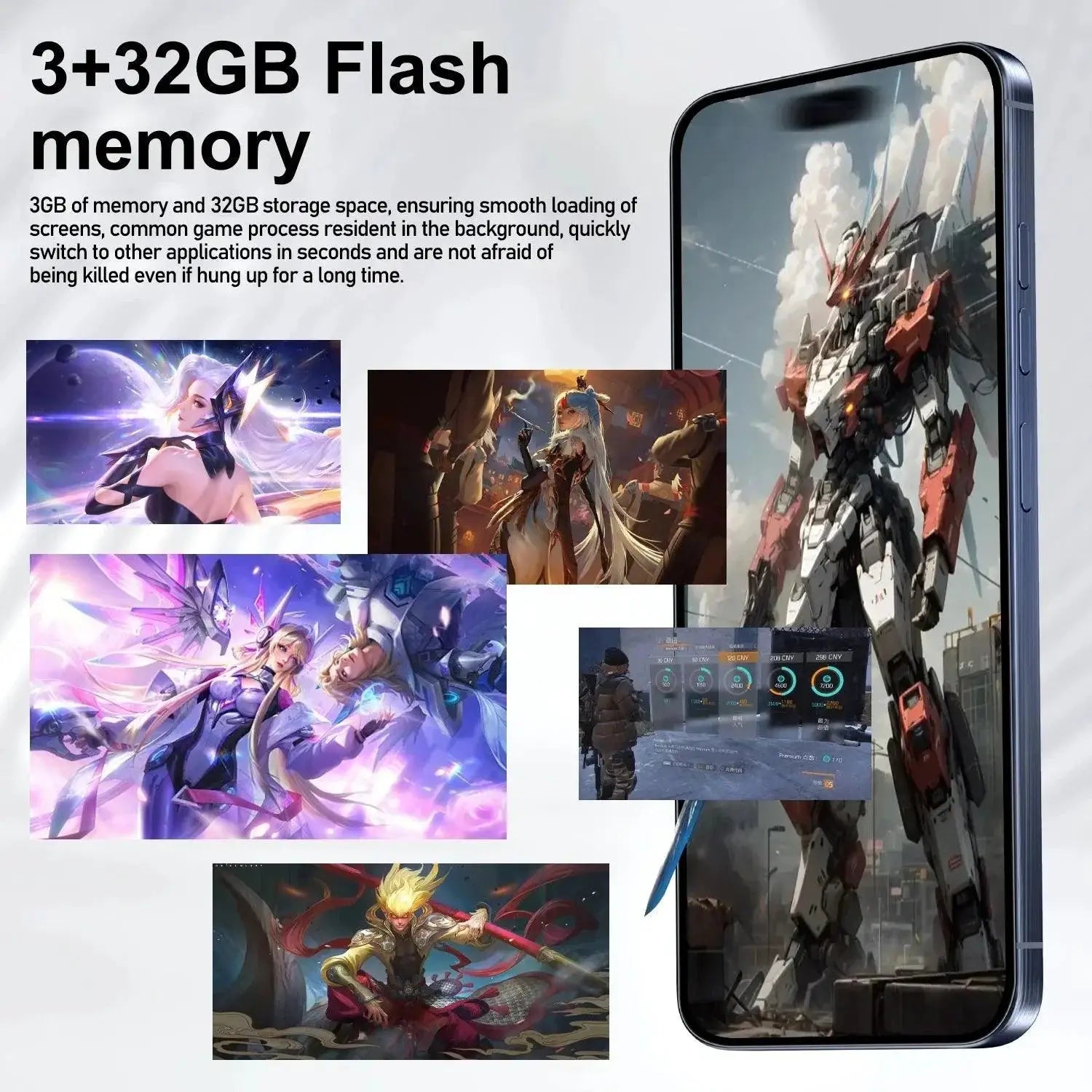 FUFFI-Note 13 Pro Smartphone 6.528 Inch Display 32GB Storage