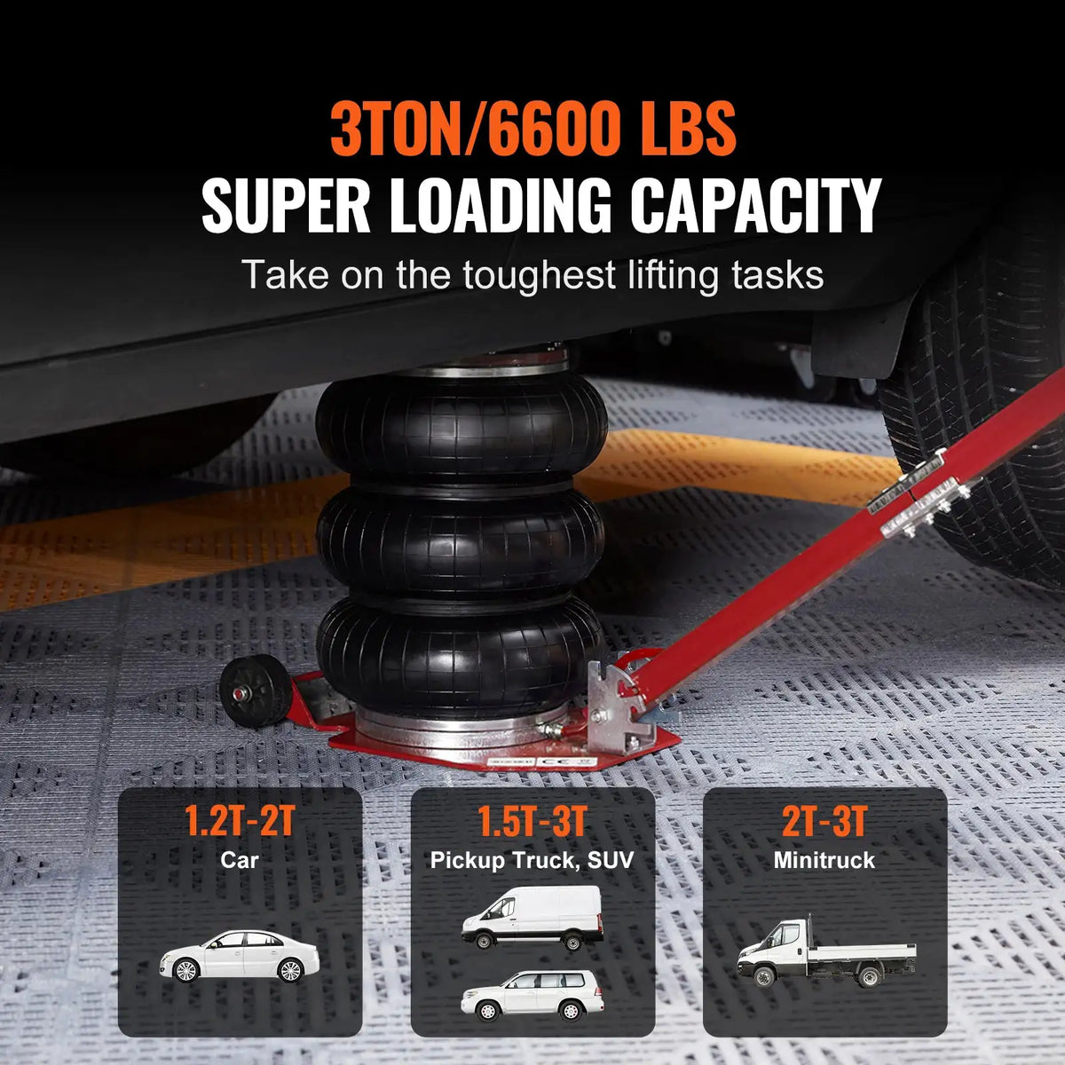 Ton Heavy Duty Air Bag Jack SUV — product view 2