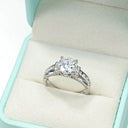 Starlight Moissanite Silver Ring