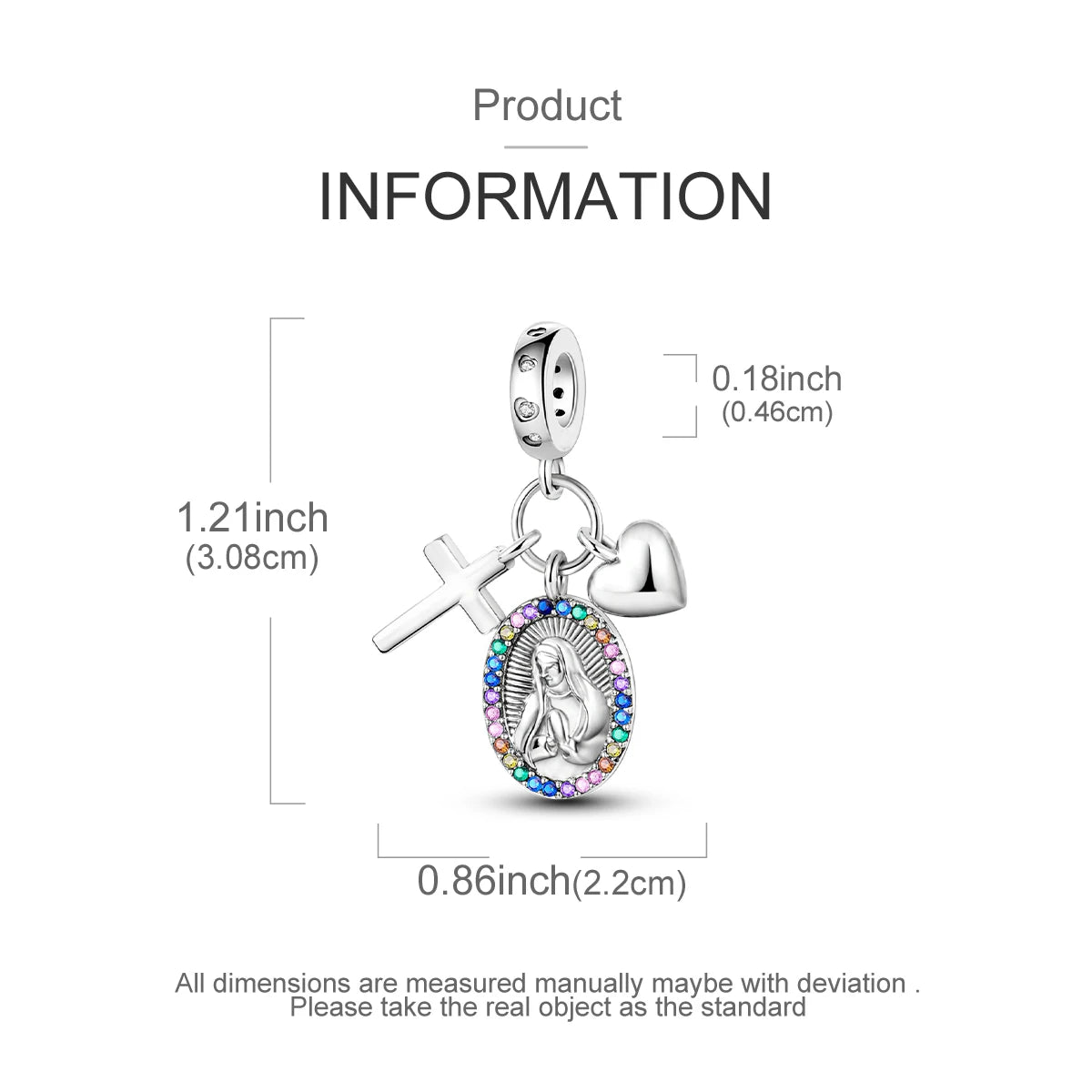 Mula Sterling Silver Charm Pendant