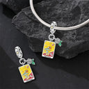 Charm Sterling Silver Tarot Card
