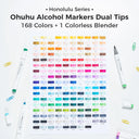 Ohuhu Honolulu Marker Set Colors