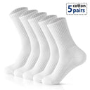 5 Pair Cotton Blend Socks For Daily Use Comfort Pack