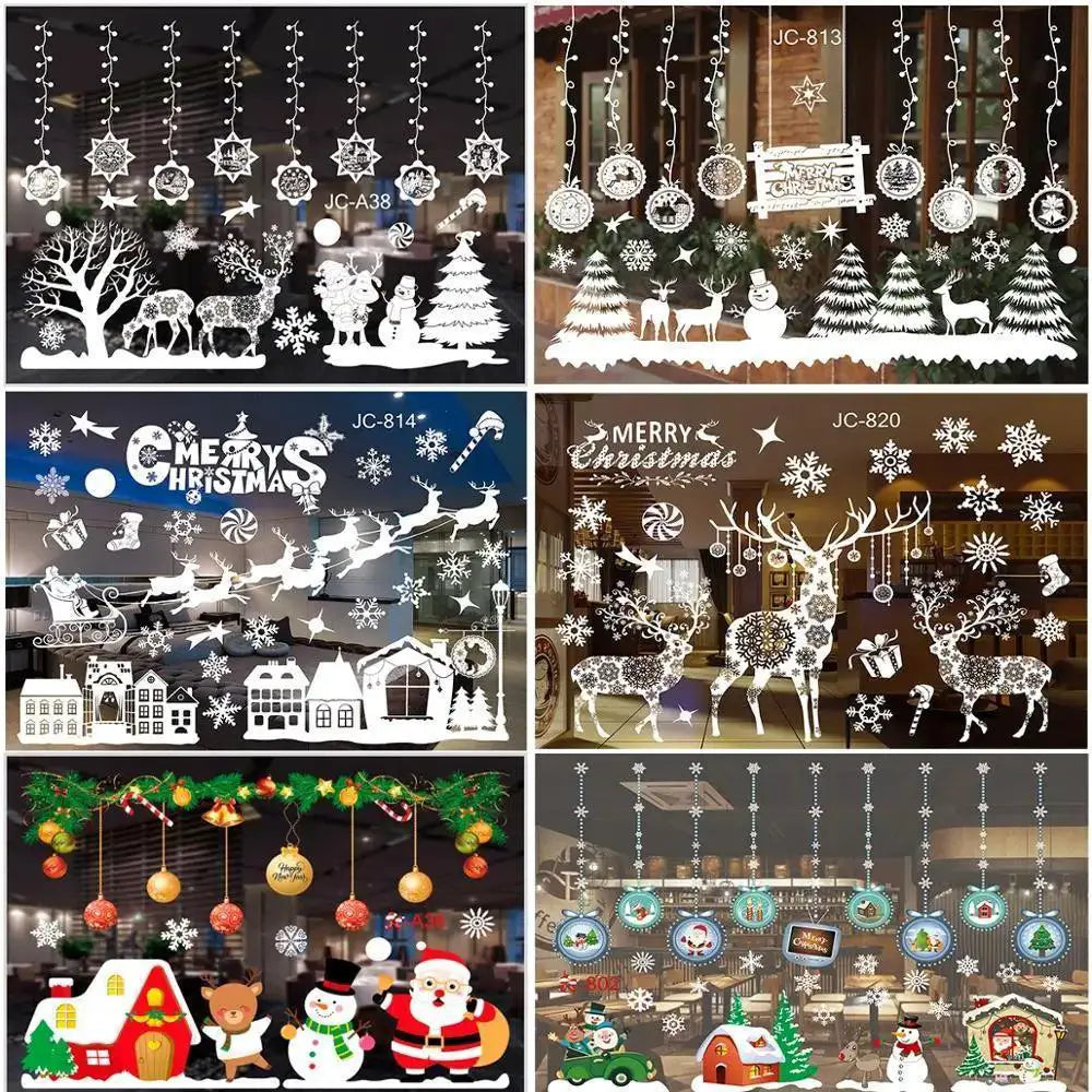 Multilingual Holiday Window Stickers For Year Round Cheer