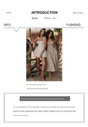 House of Atmosphere Slim Dress Sling for All Seasons Elegance