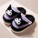 Hello Kitty Fuzzy Plush Slippers Cozy Winter Slip-On Shoes