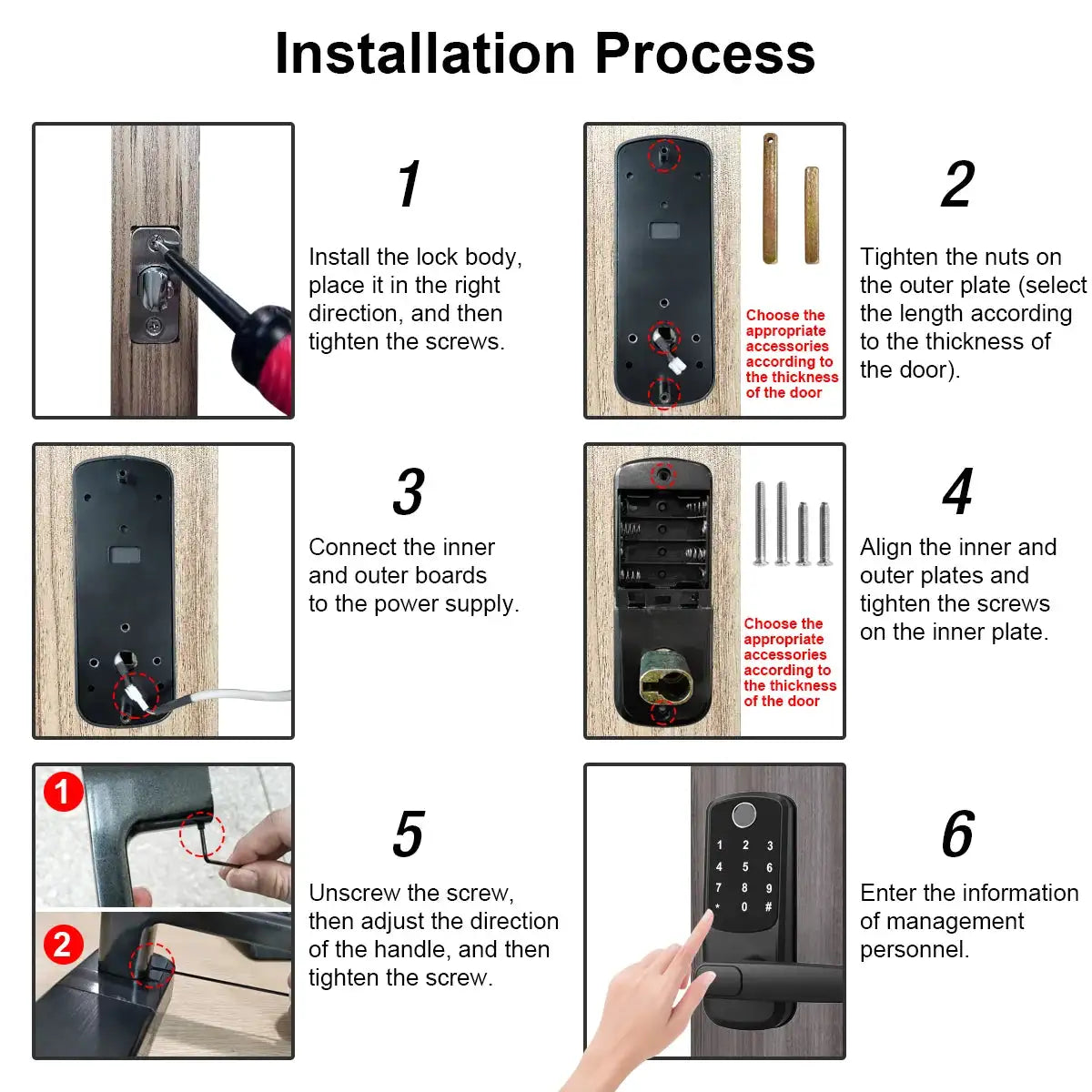 Wifi Smart Door Lock With APP/ Biometric Fingerprint / Password /Smart Card /Key Unlock/ USB Emergency Charger Electronic Lock