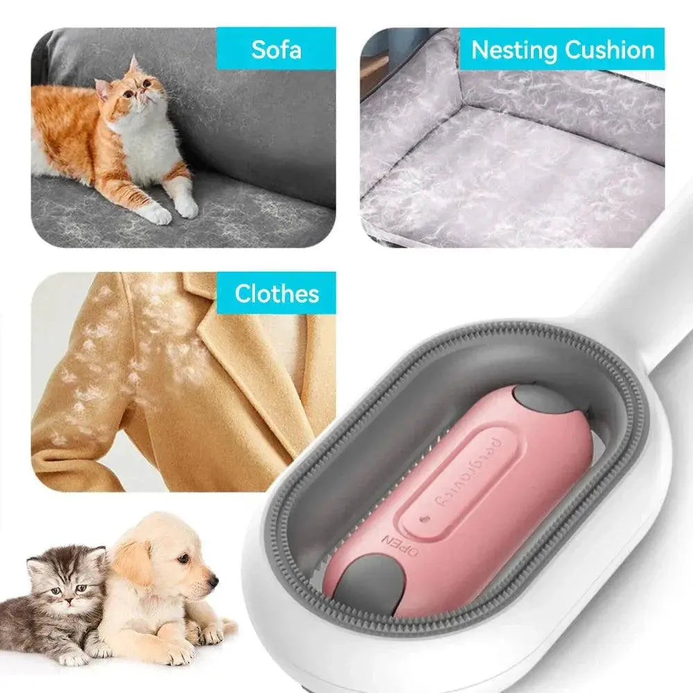 Pet Hair Remover Brush Set Fluff Catcher Tool Kit Essential