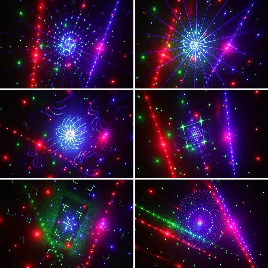 Alien 21 Hole RGB Party DJ Disco Laser Light Projector