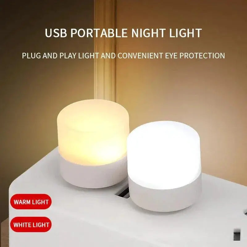 Mini USB Plug Lamp Versatile LED Night Light for Reading