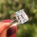 Moissanite Ring in Sterling Silver CB091714R