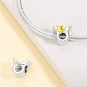 Sterling Silver Constellations Charm Golden