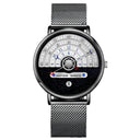Business Mens Watch - Auto Date Steel Quartz Gift