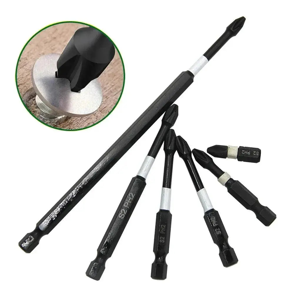 S2 Impact Magnetic Screwdriver Set With Non Slip PH2 Head