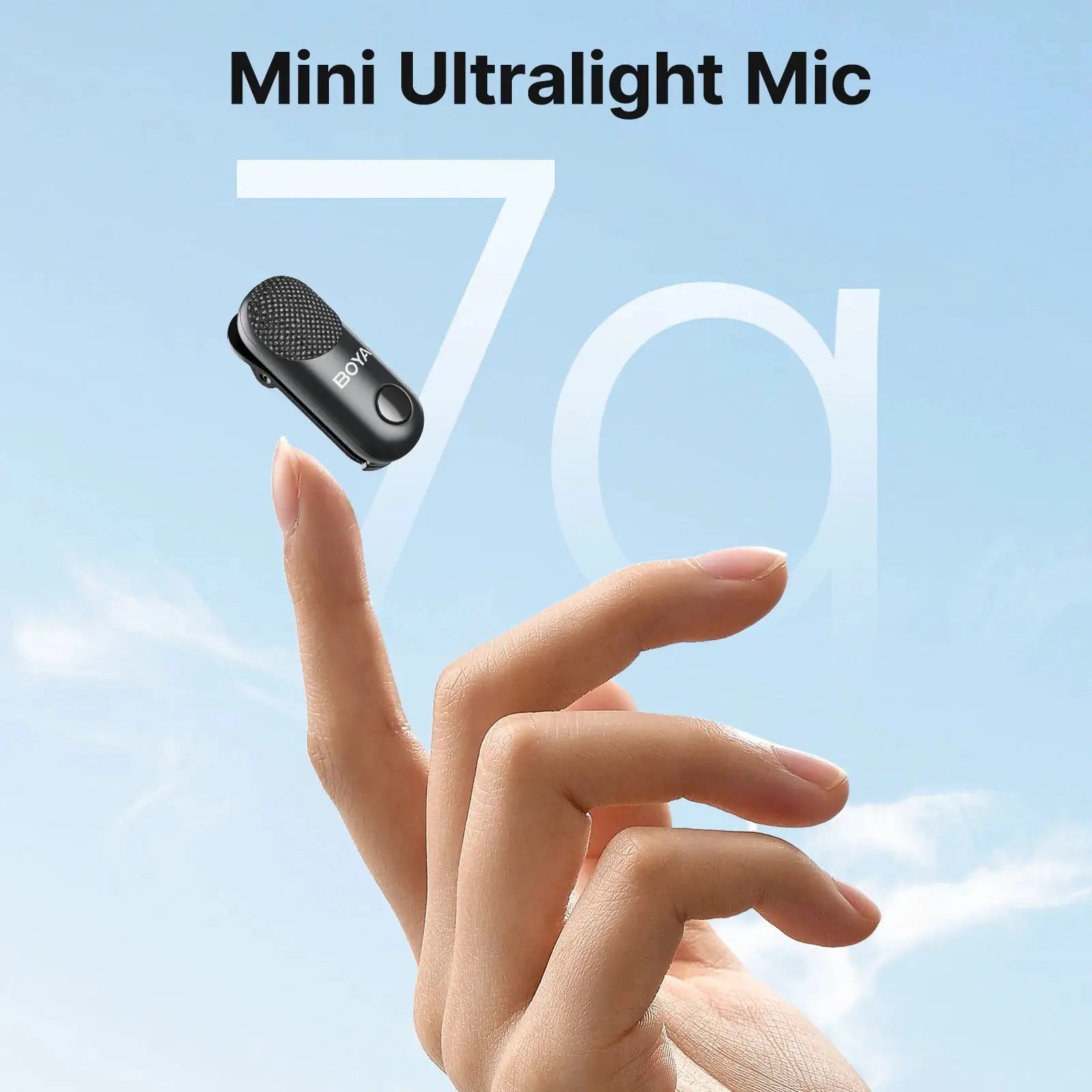 BOYA BOYA Magic Wireless Lavalier Microphone 4 Forms in 1 Mic for iPhone Android USB-C Phone Camera for Interview Live Streaming