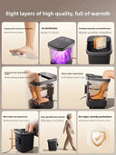Tall, deep foot bath tub with sterilization, heating, constant temperature, home use, massage, electric foot bath basin - a gift