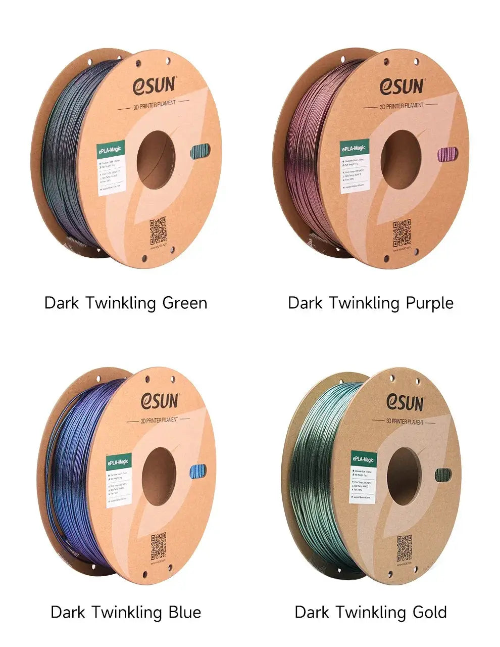 Dual Color Glitter Filament for Makers — product view 15