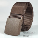White Automatic Buckle Nylon Army
