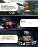 Smart Dashcam Night Vision All Angle 4 Channel WiFi Safety
