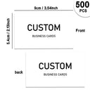 Custom Matte Business Cards 200PCS