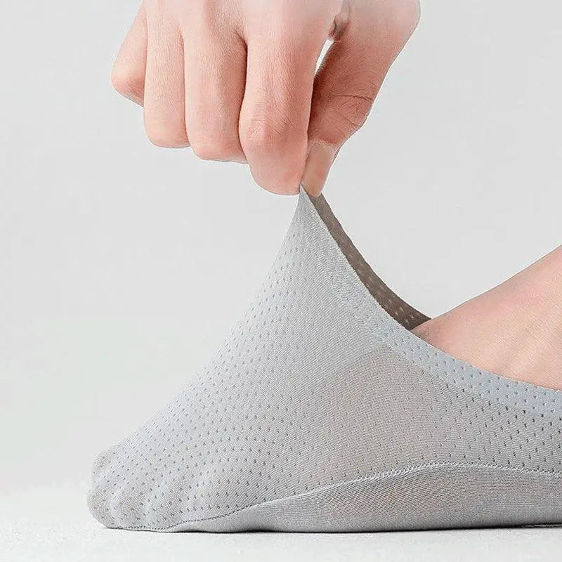 Ultimate Comfort Five Pairs Breathable Cotton Boat Socks