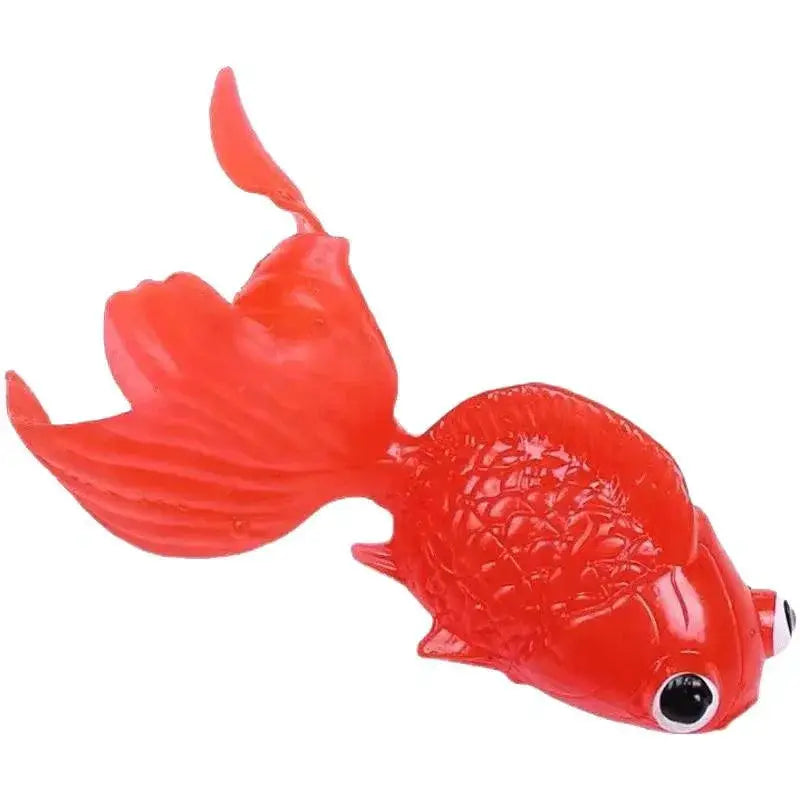 Rubber Goldfish Bath Toys for Kids Creative Play Set