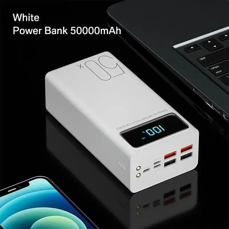 Ultra Powerful 50000mAh Portable Charger With LED Light