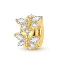 Sparkling Gold Plated Camera Charm