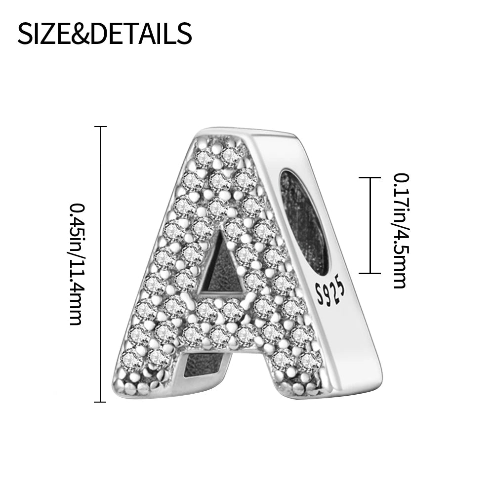 Qikaola Bracelet Charm Plata De
