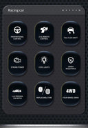 1/43 RC Car Mini Racing Cars High-Speed 4WD Model Toys