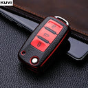 Car Key Case: Tpu Leather Full Cover For VW Models Accessory