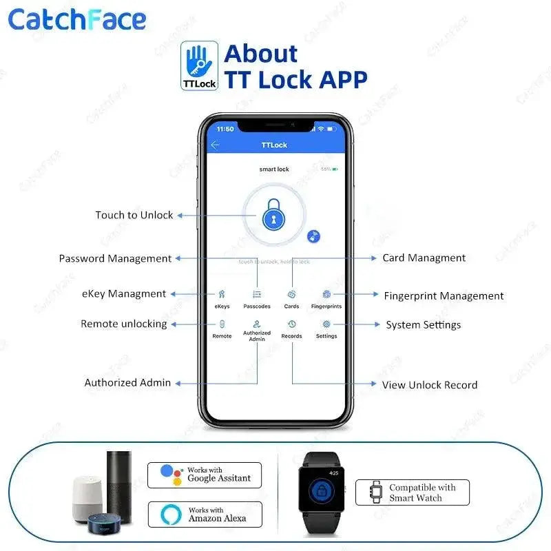 Smart Garden Door Lock Keyless Access Control System