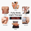 XceeFit Red Light Therapy Belt With 100 LEDs Infrared Massage Back Pain Relief