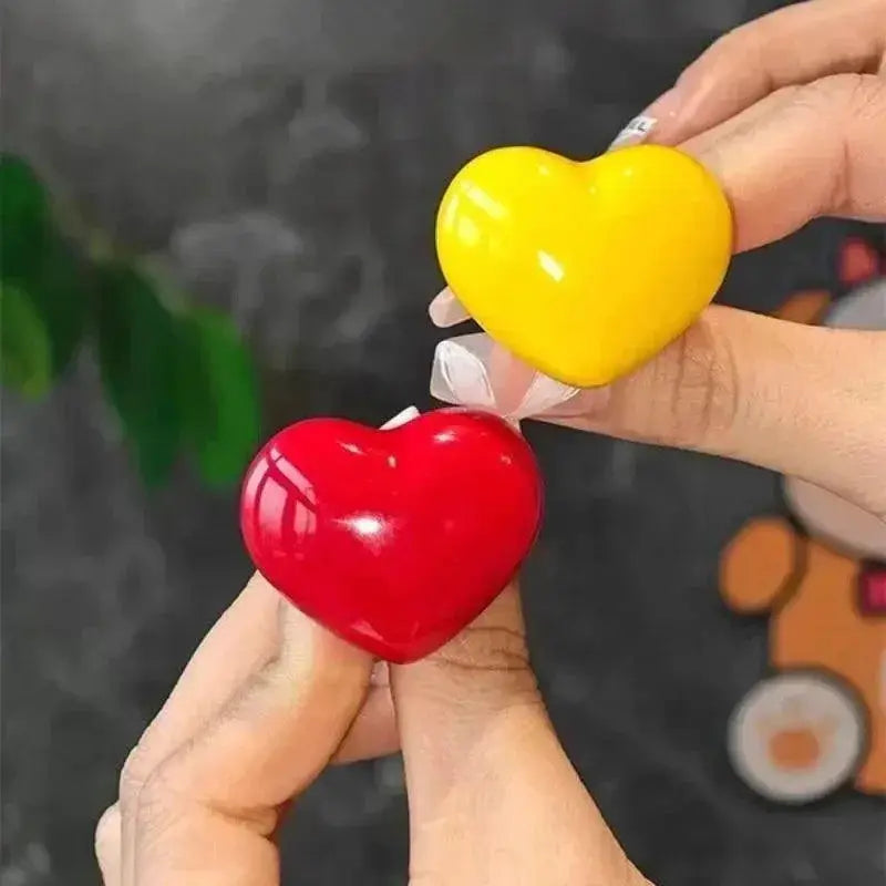 Love Flush Heart Shaped Toilet Presser Nail Protector Decor