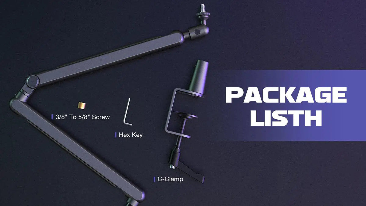 Mic Arm Desk Mount for Podcasters Clarity — product view 13