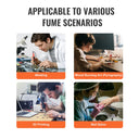 VEVOR Fume Extractor Strong Suction Portable 38W Tool