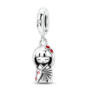 Sterling Silver Charm Bead Pendant