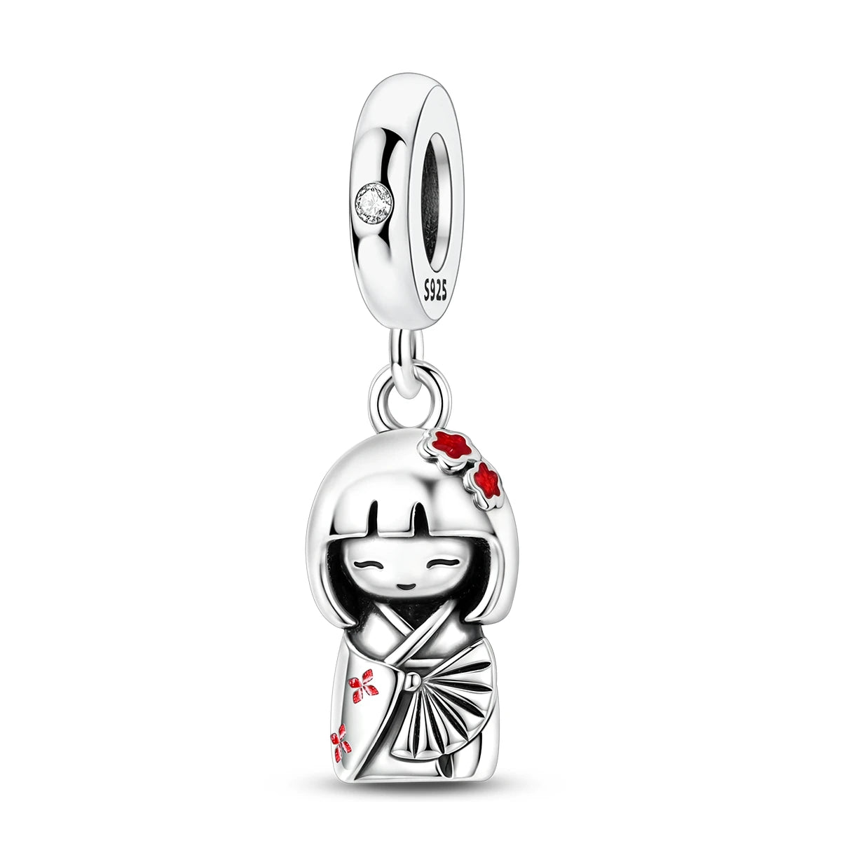 Sterling Silver Charm Bead Pendant