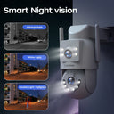 Lenovo 4K WiFi Surveillance Camera Outdoor Dual Lens PTZ IP