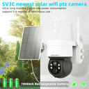 Solar-Powered Outdoor Security Camera Wireless Surveillance Solution