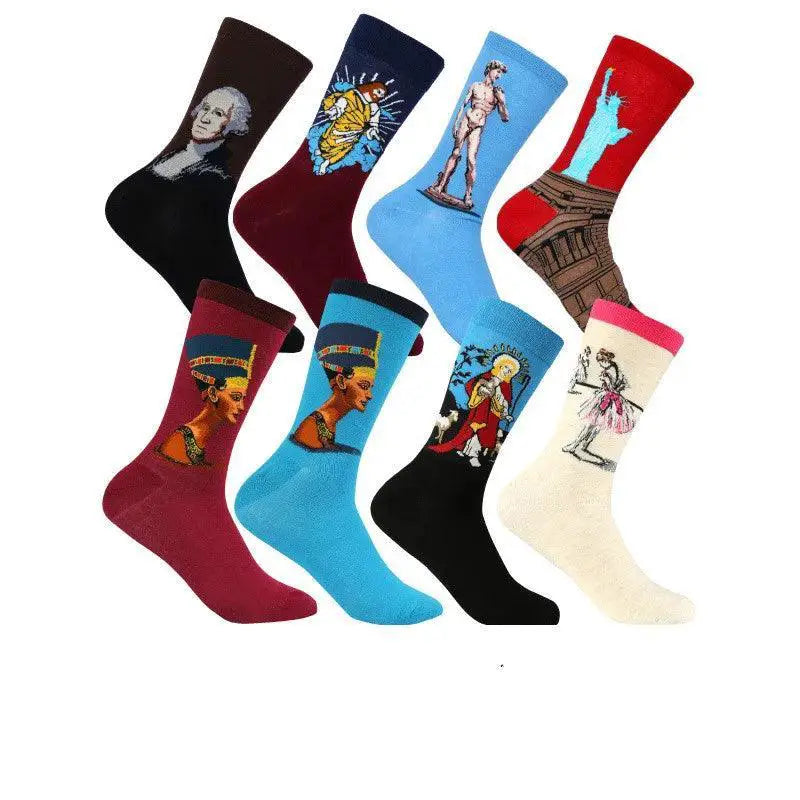 Van Gogh Starry Night Skate Socks For Vibrant Style