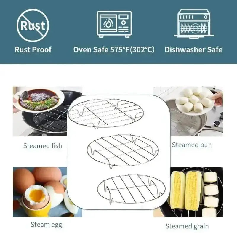 Stainless Steel Round Cooling Rack 6 Inch For Baking