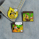 Hound Dog Enamel Pin For Anime Fans