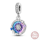 Sterling Silver Blue Crystal Life