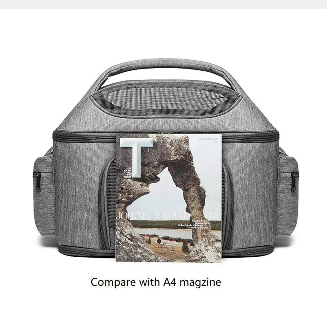 PawEase Durable Mesh Pet Shoulder Bag Dog Cat Carrier