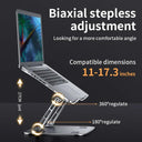 Aluminum Laptop & Tablet Stand for Cooling Support and Portability
