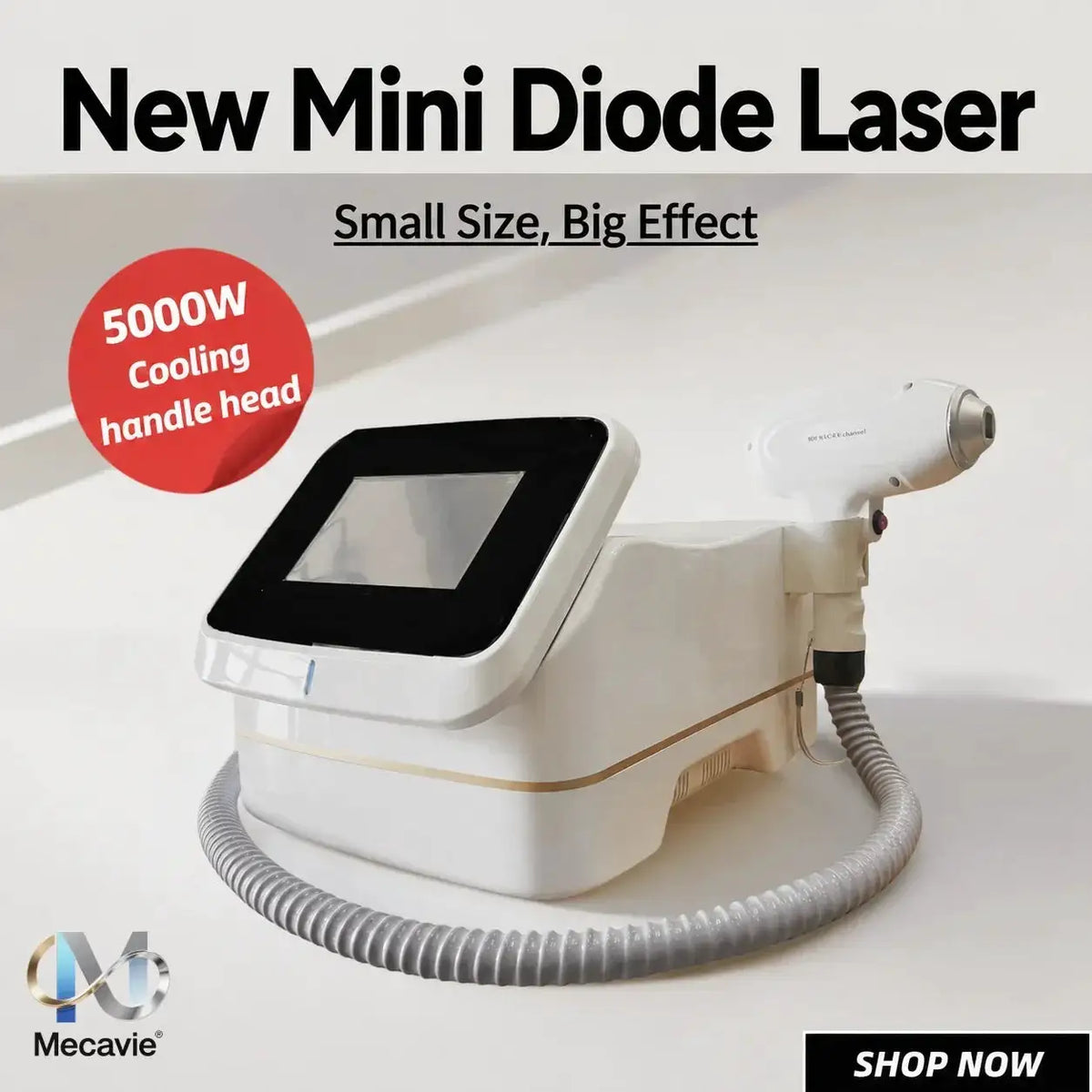 Professional Mini Diode Ice Titanium Laser Hair Removal Machine 808nm 6000w Painless Permanent CE External Water Tank Design