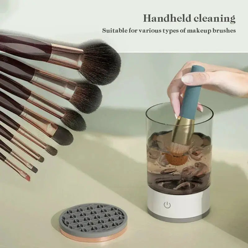 3 In 1 USB Makeup Brush Cleaner And Dryer Electric Washer - OurLum.com
